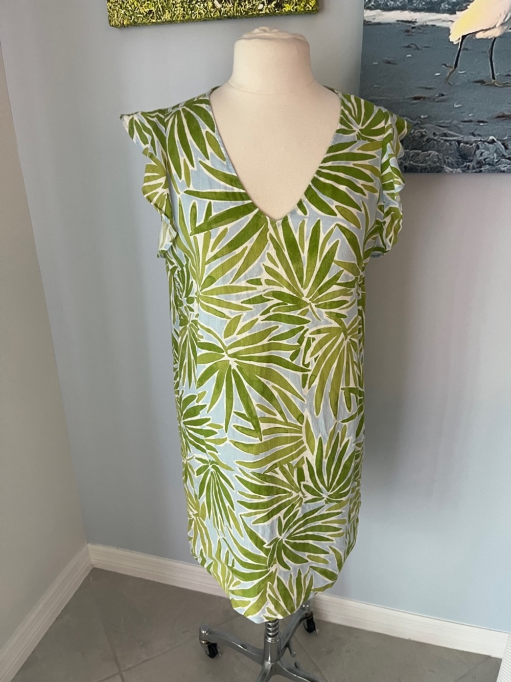 Sigrid Olsen Linen Sleeveless Dress